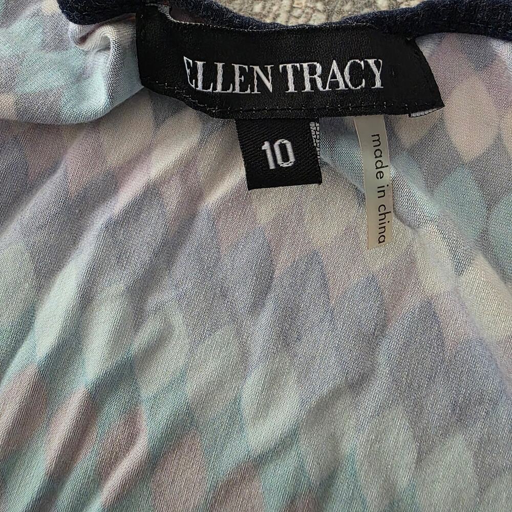 Ellen Tracey Luxury Rayon Blend Dress with Rope Belt Size 10 - Picture 4 of 7